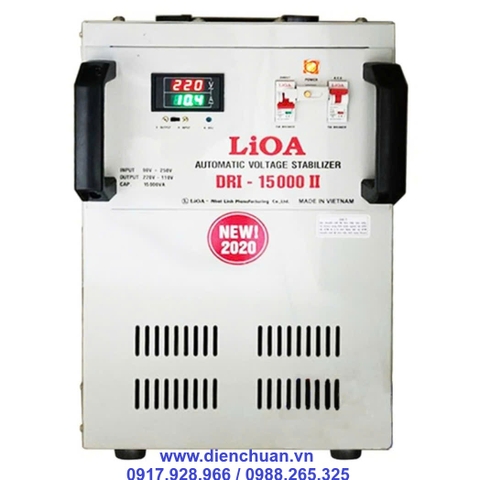 Ổn áp LIOA DRI-15000II (15KVA dải điện áp 90V-250V)