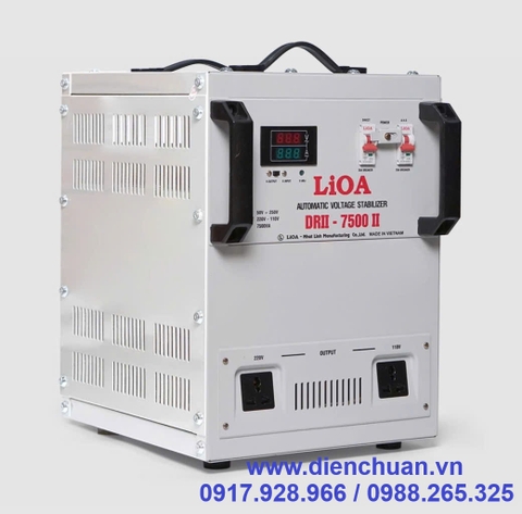 Ổn áp LIOA DRI -7500II (7.5KVA/7500VA, dải điện áp 90V- 250V )