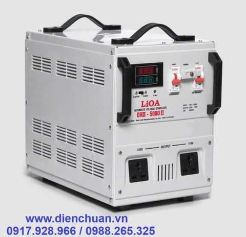Ổn áp LIOA DRII-5000ii ( 5KVA/5000VA dải điện áp 50V-250V )