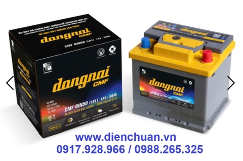 Ắc quy Đồng Nai CMF DIN50 12V-50Ah [LN1]
