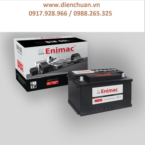 Ắc quy Enimac DIN60L/LBN ( 12V 60Ah)