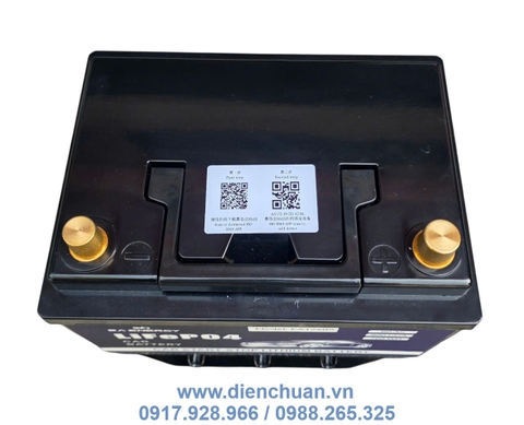 Ắc quy/ Pin Lithium 12V-60Ah, khởi động cho xe ô tô Toyota-Mazda- Kia- Hyundai- Mitsubishi