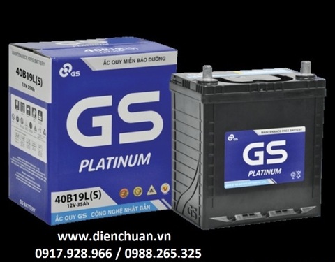 Bình ắc quy GS 40B19L(S) (12V 35Ah)