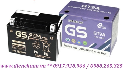 Ắc quy xe máy 12V 9Ah GS GT9A