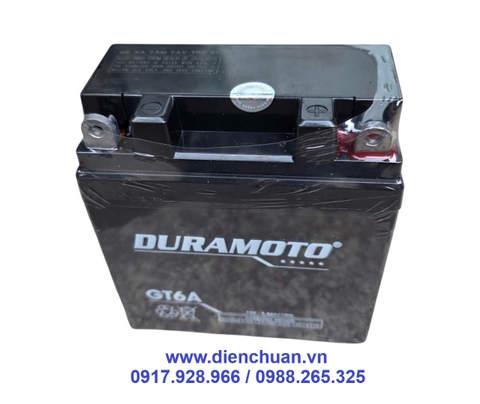 Ắc quy xe máy 12V 6ah Duramoto GT6A