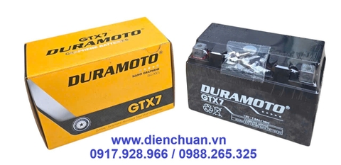 Ắc quy Duramoto 12V 7Ah GTX7