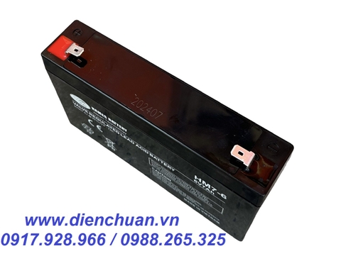 Ắc quy 6V 7Ah HAMES HM7-6 / pin 6V-7Ah