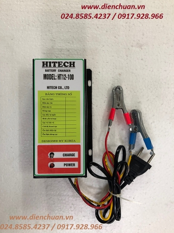 Sạc (nạp) ắc quy tự động Hitech 12V 100AH