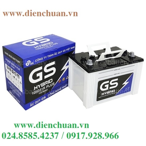 Bình Ắc quy GS Hybrid 105D31R Plus (12V-90AH)