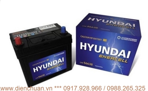 Bình ắc quy Hyundai 12V-68Ah ( 95D23L)
