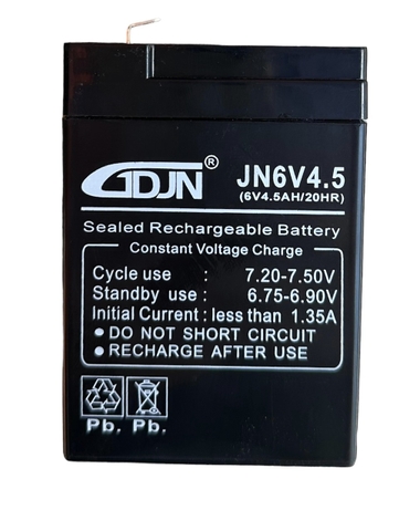 Ắc quy 6V 4.5Ah JN6-4.5 (Battery 6V 4,5Ah )