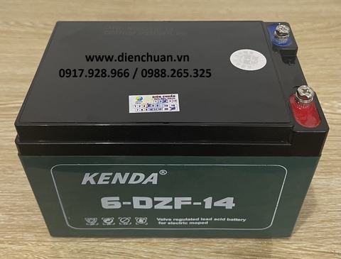 Ắc quy Kenda 6-DZF-14 / 6-FM-14 ( 12V 14Ah)