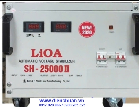 Ổn áp LIOA SH-25000II 25KVA 150V-250V