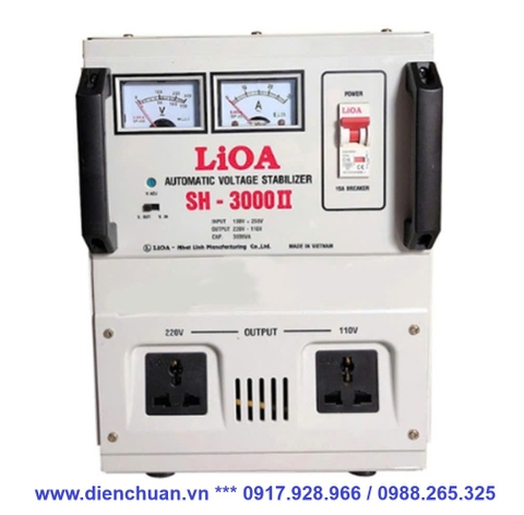ỔN ÁP LIOA 3KVA - 3KW SH-3000 II MỚI NHẤT HIỆN NAY