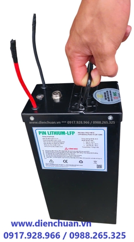 Pin Lithium dùng cho xe đạp điện 48V 15Ah ( DGLI-4815 )/ Ắc quy Lithium Đức Giang- Tia Sáng 48V-15Ah