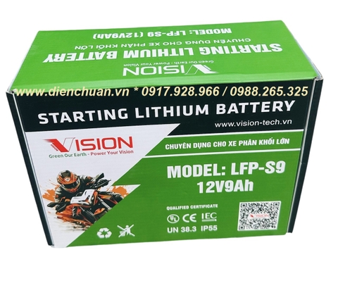 Ắc quy ( pin) lithium 12V 9Ah dùng cho xe máy HARLEY DAVIDSON, PLK, Ducati, Kawasaki,BMW, Honda, Yamaha, Suzuki  