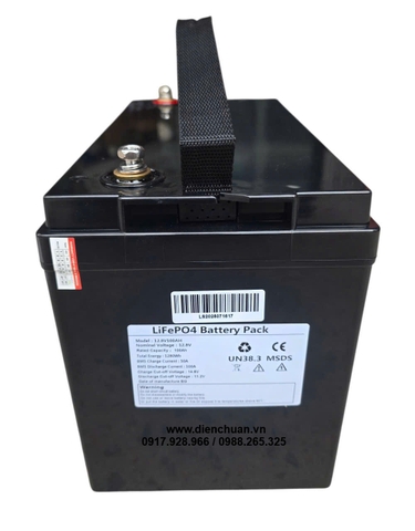 Pin lithium 12.8V 100Ah Xinpz  ( Ắc quy Lifepo4 12V 100Ah/ 12.8V 100AH)