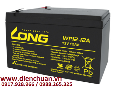 Ắc quy Long  WP12-12A ( 12V 12Ah )