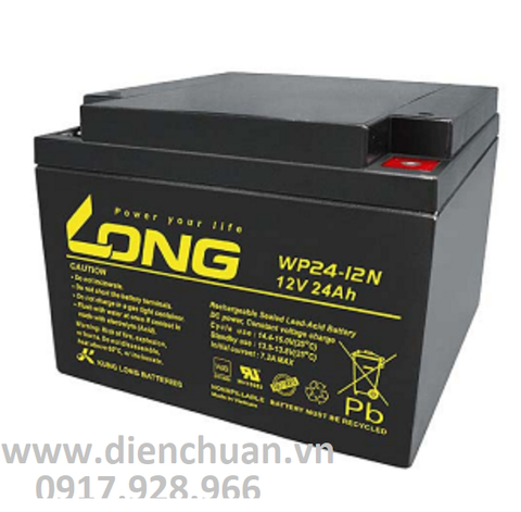 Ắc quy Long 12V 24Ah (WP24-12ANE/ WP24-12N)