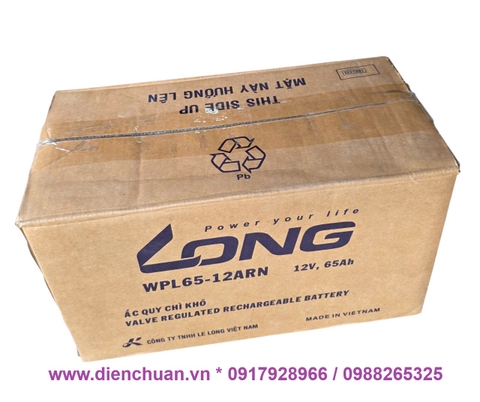 ẮC QUY LONG  WPL65-12ARN ( 12V 65AH)