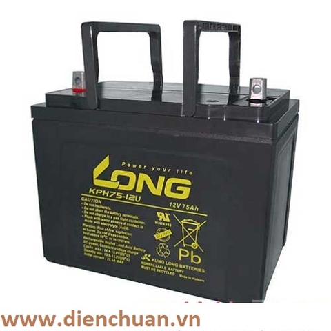 Ắc quy Long KPH75-12U ( 12V 75AH)