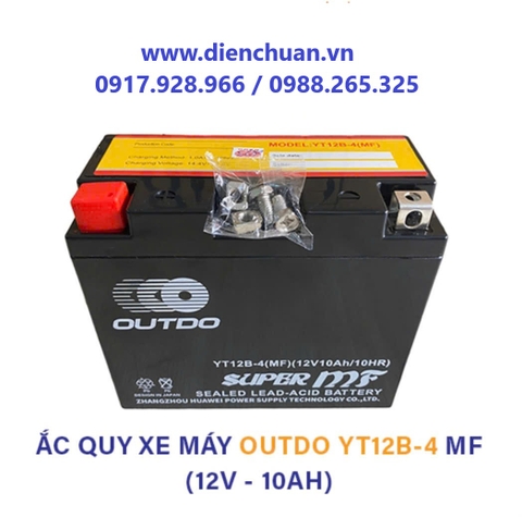 Ắc Quy OUTDO YT12B-4 (MF) 12V 10Ah/10HR