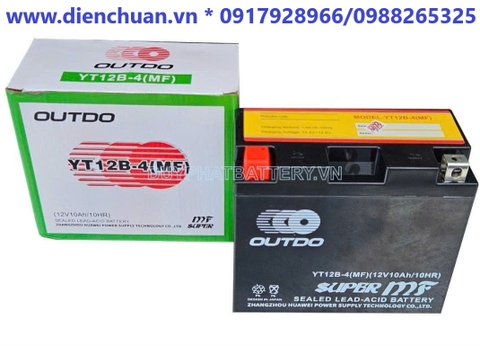 Ắc Quy OUTDO YT12B-4 (MF) 12V 10Ah/10HR