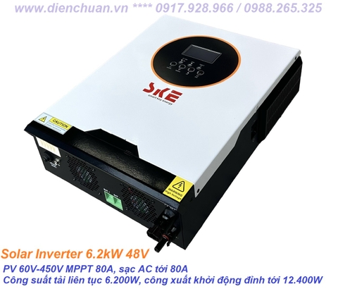 Solar Inverter ( Biến tần năng lượng mặt trời) 6200W 48V SKE PH21-6.2K