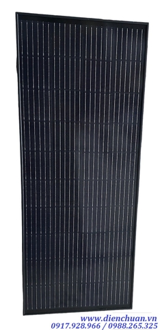 Tấm pin năng lượng mặt trời mono 100W - mặt kính đen-công nghệ hàn Cell mới