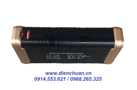 Bộ pin lithium ( Li-ion) 24V 94000mAh + 2 Quạt - dùng cho áo điều hòà chống nắng Japan MLS 24V 94000mah