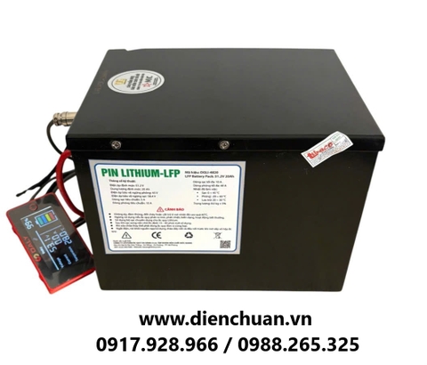 Pin Lithium dùng cho xe đạp điện 48V 20Ah ( DGLI-48200 )/ Ắc quy Lithium Đức Giang- Tia Sáng 48V-20Ah
