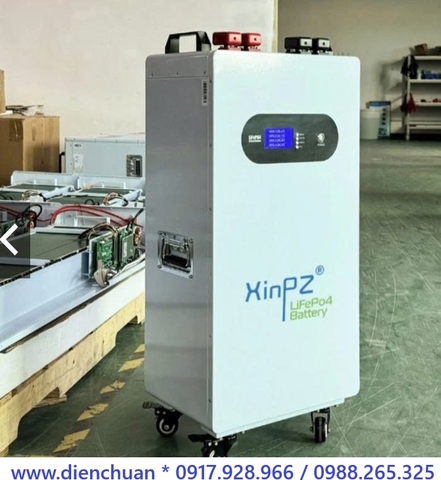 Pin lithium lưu trữ 48V 200Ah/ 10 Kwh hàng nhà máy chính hãng ( Xinpz 51.2V 200Ah/10.24kWh)