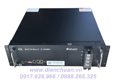 Pin Lithium Shoto 48V 100Ah SDC10-Box 5 / Ắc quy lithium 48V-100Ah ( 5.12kWh)