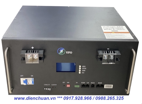 PIN LITHIUM UFO 4.8KWH 48V 100AH ( 51.2V 100AH)