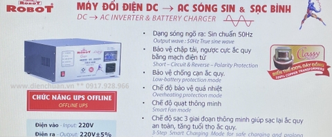 Kích điện Robot 1000VA 24V ( IUC19 1024 )