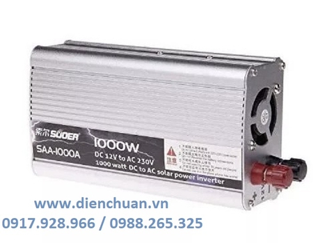 Máy kích điện 12V lên 220V 1000VA Suoer SAA-1000A