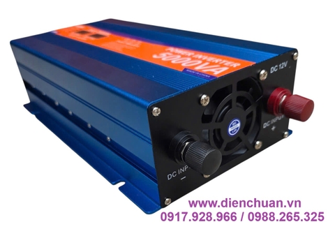 Máy kích điện 12V lên 220V 5000VA / inverter 12V sang 220V 5000VA ( tải liên tục 2500W) - SUOER SAA-D5000A