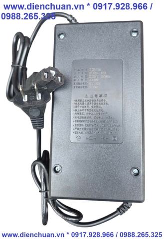 Sạc ắc quy/ sạc Pin lithium 72V-5A- sạc ngắt đầy 87.6V công suất 440W