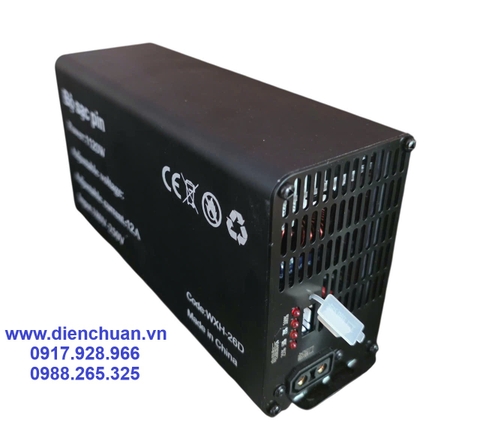 Sạc pin lithium 12A/ 1120W 10V-93V dùng xe máy điện Vinfast Xe KlaraS - xe Feliz S/Feliz Lite -xe VentoS - xe TheonS - xe Evo Neo, xe Evo Gransd- xe Amio- xe Vero- xe Viper