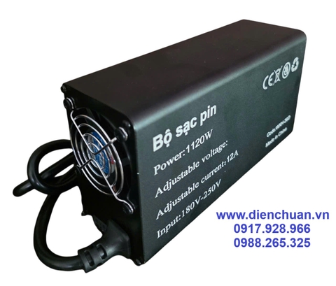 Sạc pin lithium 12A/ 1120W 10V-93V dùng xe máy điện Vinfast Xe KlaraS - xe Feliz S/Feliz Lite -xe VentoS - xe TheonS - xe Evo Neo, xe Evo Gransd- xe Amio- xe Vero- xe Viper