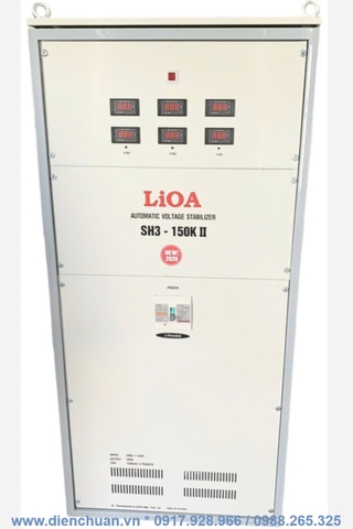 Ổn áp Lioa 150KVA 3 pha SH3-150KII ( Dải 260V-430V)
