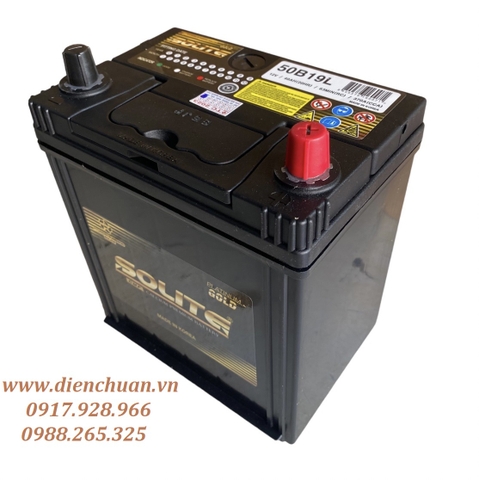 Ắc quy Solite 12V 40Ah 50B19L