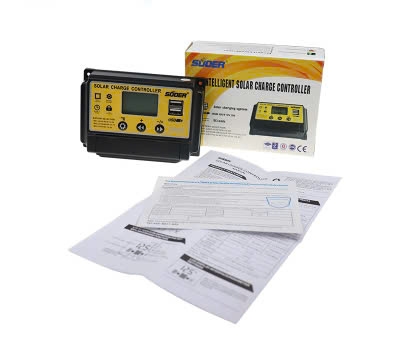 Điều khiển sạc năng lượng mặt trời PWM 10A 12V/24V Suoer ST-S1210