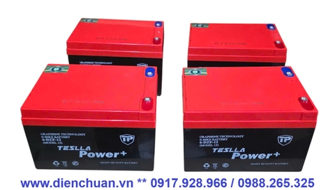 Ắc quy xe đạp điện Teslla 12V 12Ah ( Model 15)