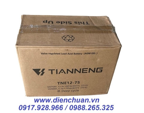 Ắc quy Tianneng TNE12-75 (12V-75AH )