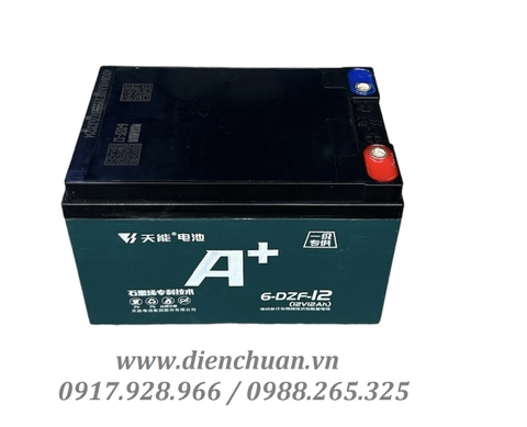 Ắc quy xe đạp điện Tianneng 12V-12Ah/12.3Ah - Ắc quy Thiên Năng A+ 6-DZF-12 ( 12V 12Ah)