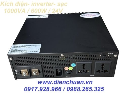 Bộ kích chuyển đổi điện 24V 1000VA cho ô tô khách- oto du lich, tàu thuyền