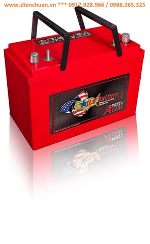 Ắc quy US AGM 27 ( 12V 108Ah )/ Ắc quy xe điện xả sâu US 12V 108Ah US AGM 27