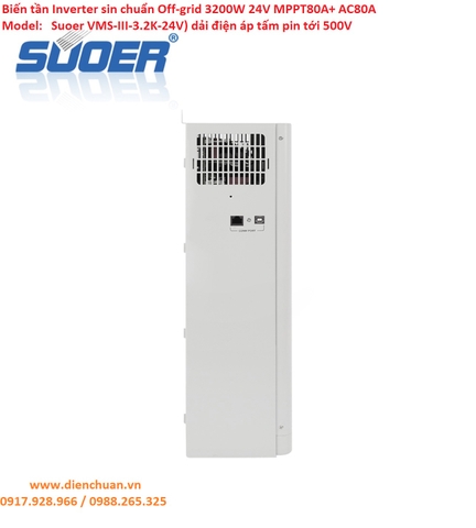 Kích điện-Biến tần Solar Suoer 5Kw 48V/ Inverter Off-grid 5000W 48V MPPT80A+ AC60A (Suoer VMS-III-5K-48V)