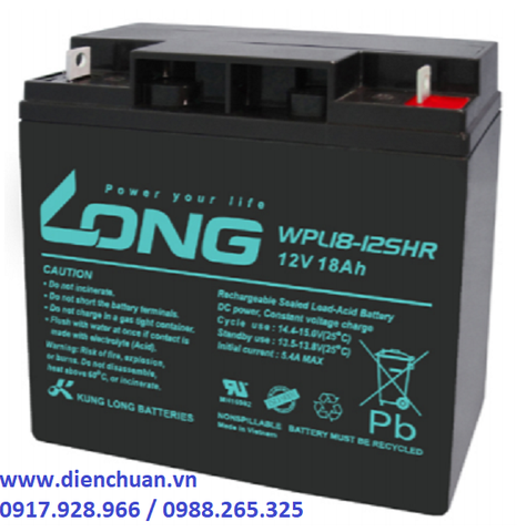 Bình ắc quy Long WPL18-12SHR ( 12V 18Ah)